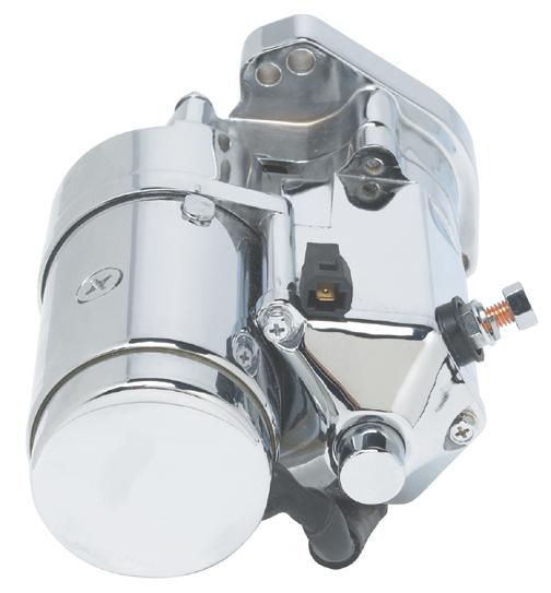 Ultima 2.0kw chrome thunderfire heavy duty starter for 89-06 harley big twin