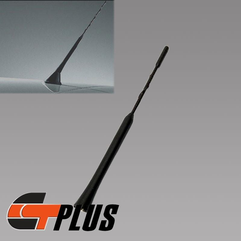 Car vw jetta golf bmw lexus rear roof radio sprial whip stubby mast antenna 9"