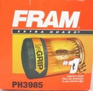 Fram ph3985 extra guard auto spin-on oil filter - new