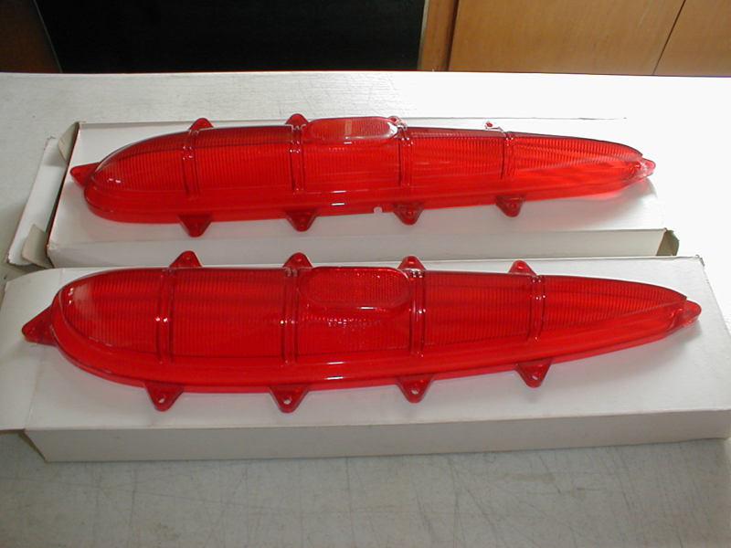 New  1959 chevrolet impala pair of tail lamp lenses...