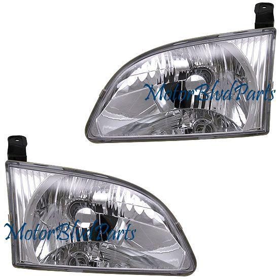 01-03 sienna headlamps headlights right+left oe style