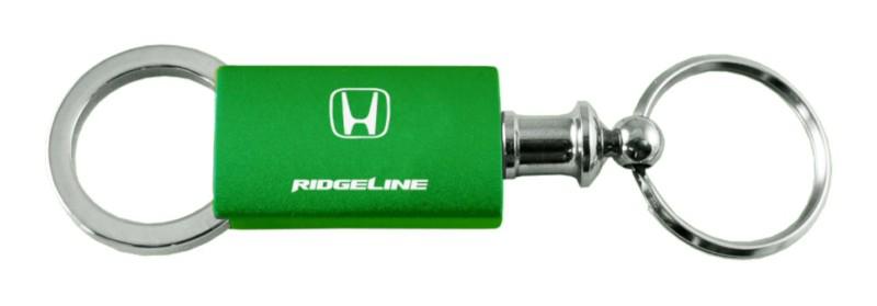 Honda ridgeline green anodized aluminum valet keychain / key fob engraved in us