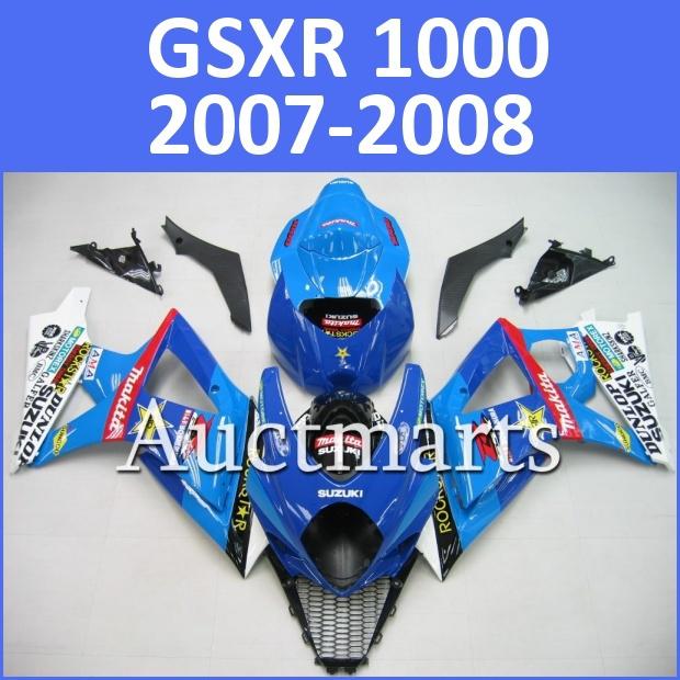 Fit suzuki 07 08 gsxr 1000 gsx-r 2007 2008 fairing bodywork plastics k7 i15 d13