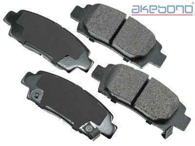 Akebono act672 brake pad or shoe, rear-proact ultra premium ceramic pads