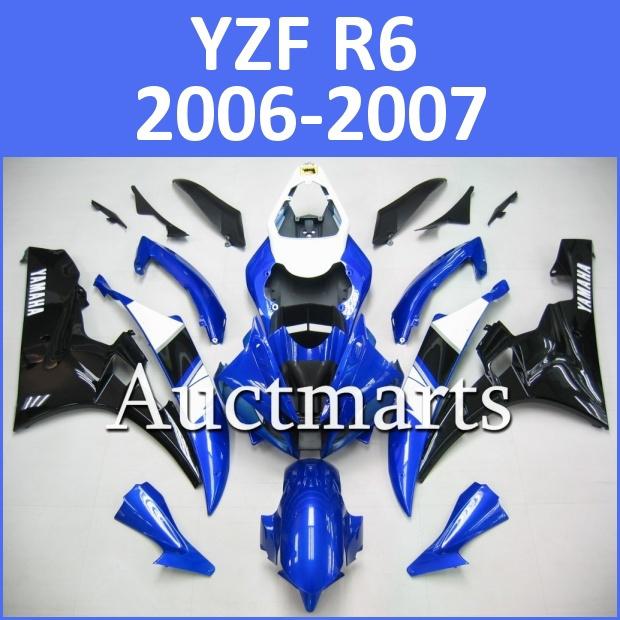 Fit yamaha yzf r6 06 07 yzfr6 2006 2007 600 fairing kit abs bodywork d6 d03