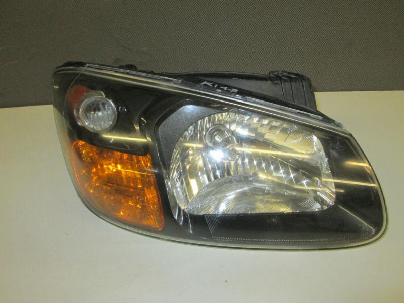 08 09 kia spectra spectra5 sx black right headlight headlamp used oem 