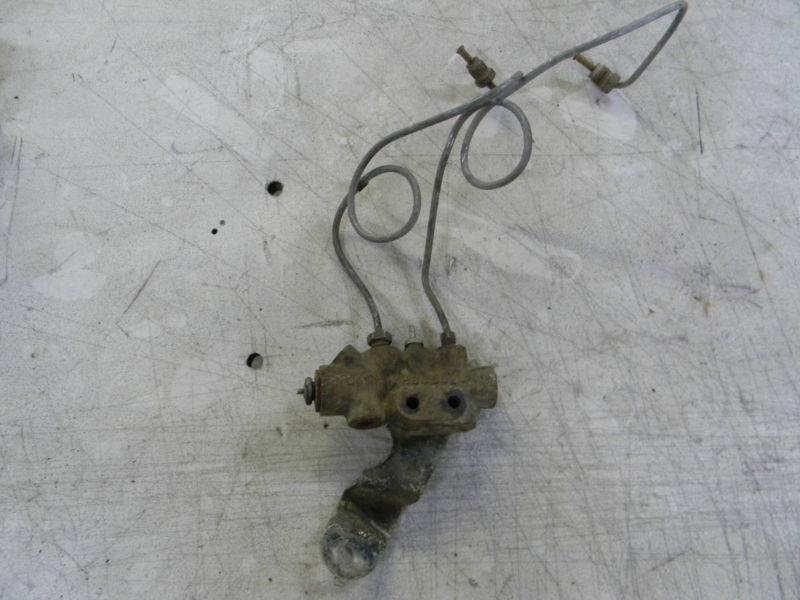 Mopar 1970's brake proportioning valve with lines