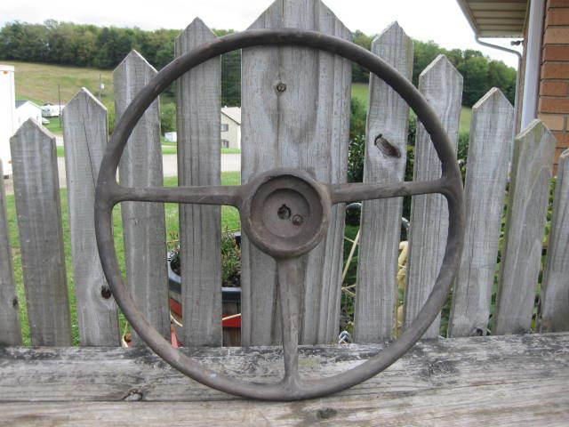 1900's vintage car steering wheel/hot street rat rod/truck/18" across