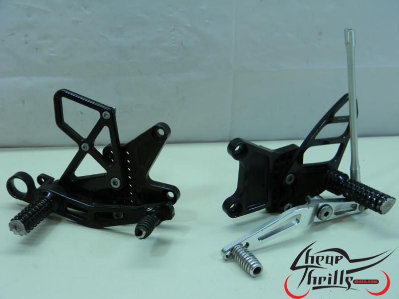 08-13 r6 yamaha yzf-r6 vortex rearsets footpegs foot peg