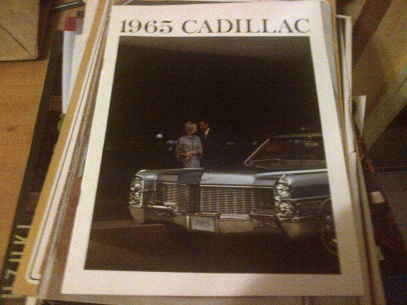 1965  cadillac deville/fleetwood     brochure        -