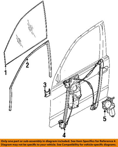 Bmw oem 51338252393 window regulator