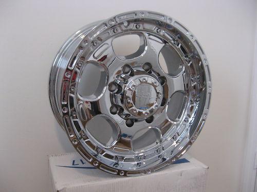 (4) 17 inch ford f250 f350 super duty truck chrome rims wheels 8 lug