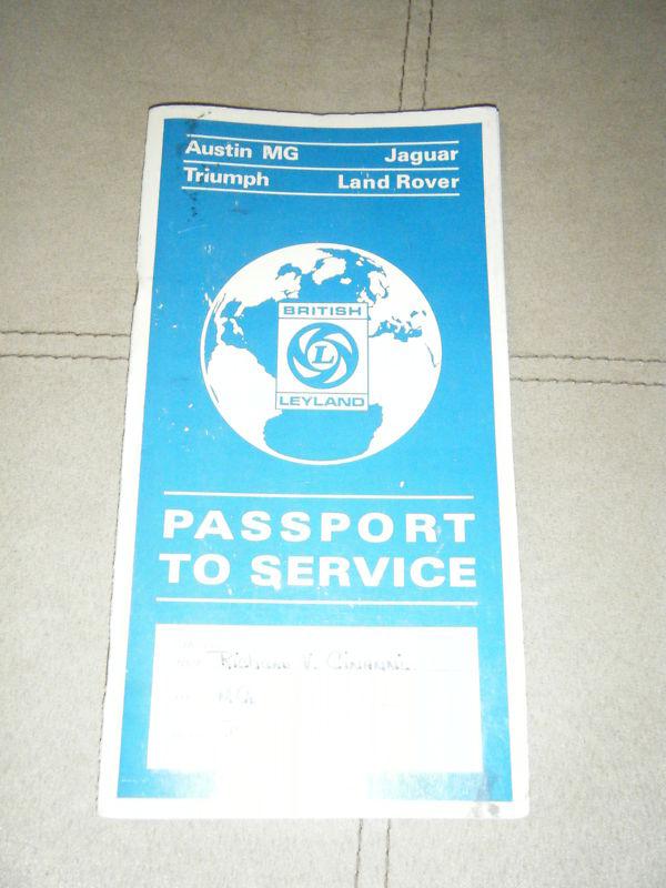 British leyland passport to srvice