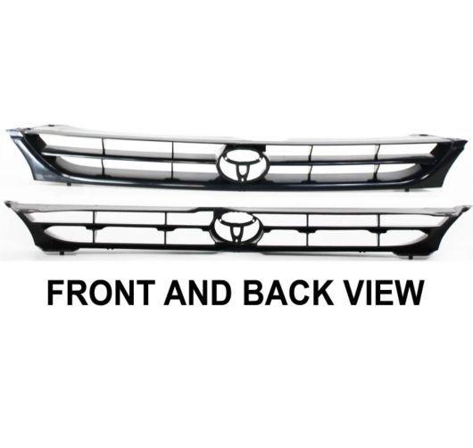 95-96 toyota camry black front end grille grill new