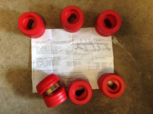 1973-1987 silverado c10 k10 polyurethane body bushing kit