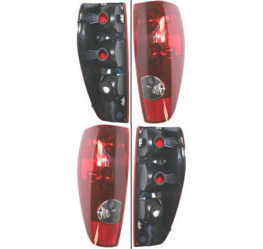 04-12 colorado truck brake taillight taillamp light lamp left & right pair set