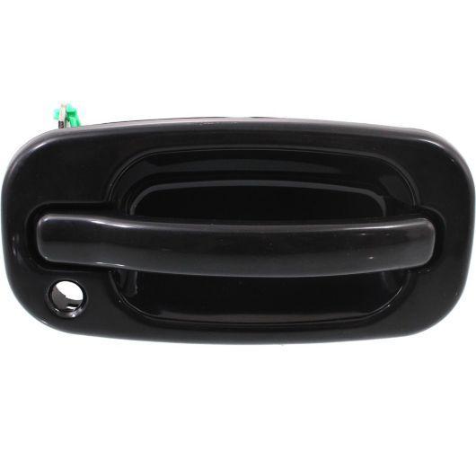 Chevy truck gloss black front outside exterior door handle passenger right rh