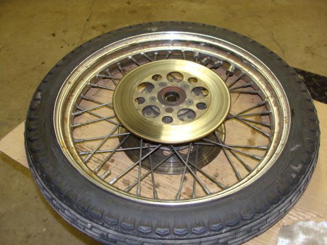 1980 harley shovelhead super glide superglide fxe front wheel rim 19"