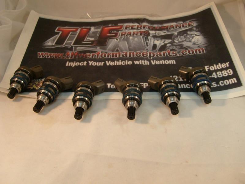 Nissan 1990-93 300zx tt set of 6  370cc 0r05  fuel injector with new clips