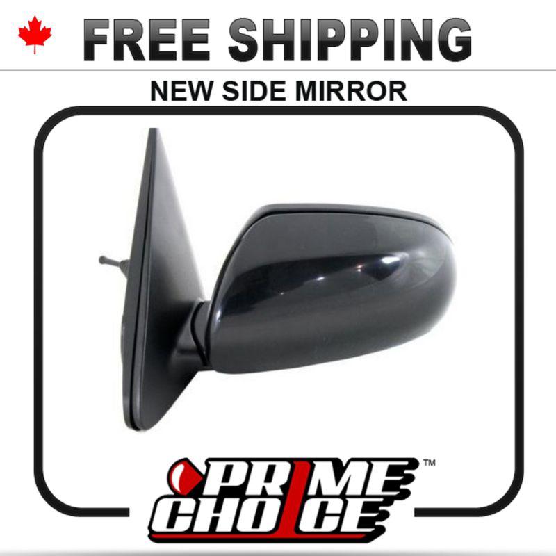 New power non heated drivers side view door mirror