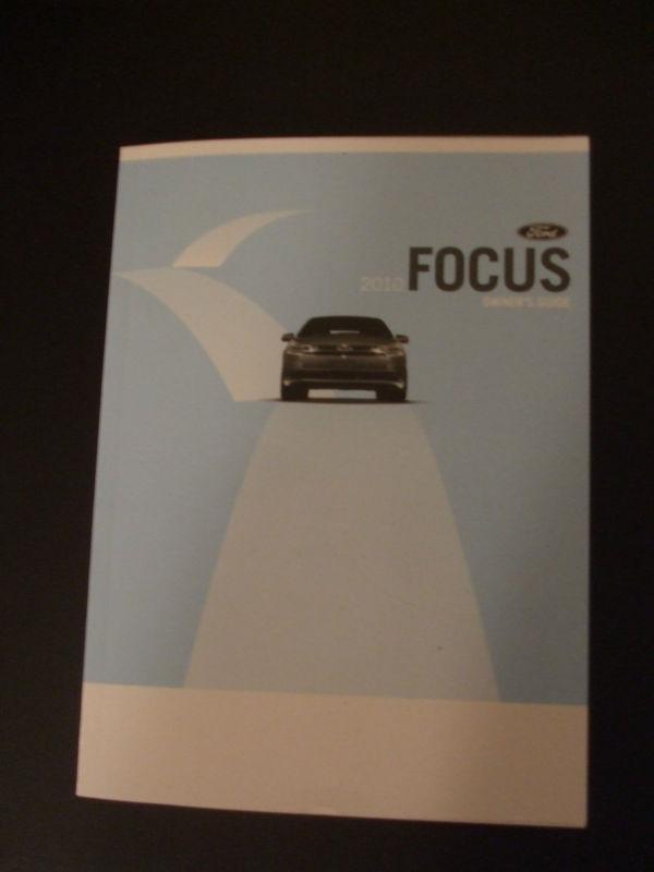 2010 ford focus owner's guide manual