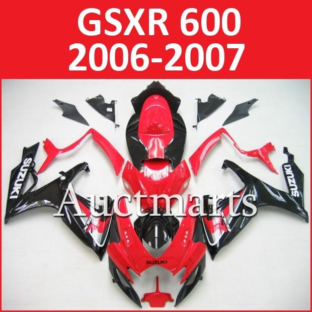 Fit suzuki gsxr 750 gsxr 600 06 07 gsx-r 2006 2007 fairing bodywork k6 g19 a11