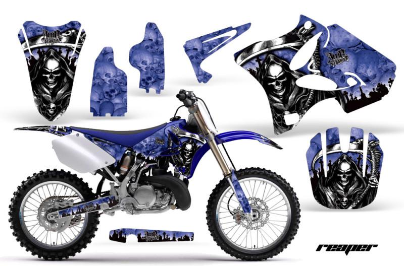 Amr racing graphic kit yamaha yz 125-250 02-09 reaper decal sticker close out!