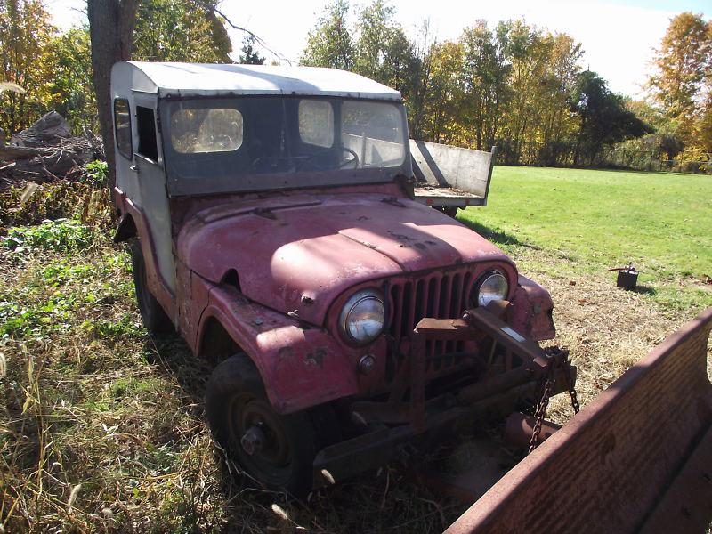 1956 willys jeep cj-5   ---runs well---  parts or restoration