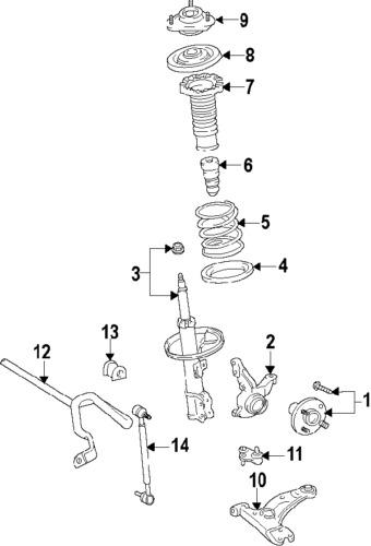 Toyota 4333049185 genuine oem factory original lower ball joint