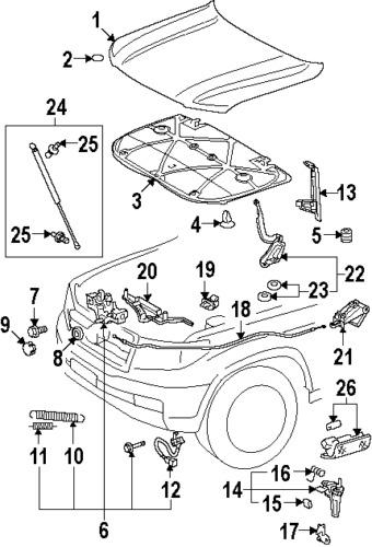 Toyota 5334160340 genuine oem factory original insulator