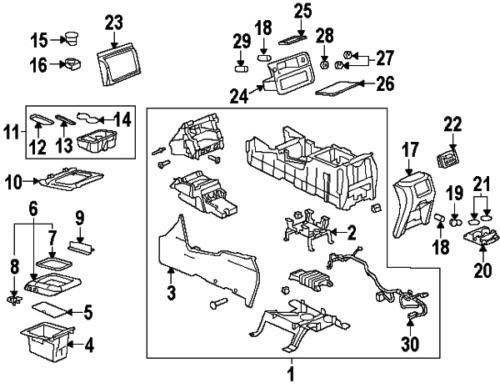 Gmc 15194077 genuine oem factory original compartment mat