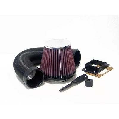 K&n 57-0197 air intake black tube red filter bmw 525i 2.5l kit