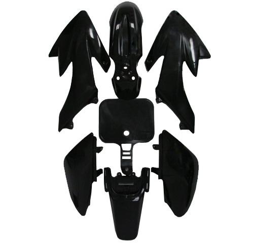  black plastic fender kit for honda crf xr xr50 crf50 clone 125cc pit dirt bike