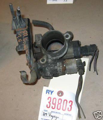 Dodge 89 caravan throttlebody throttle body 1989