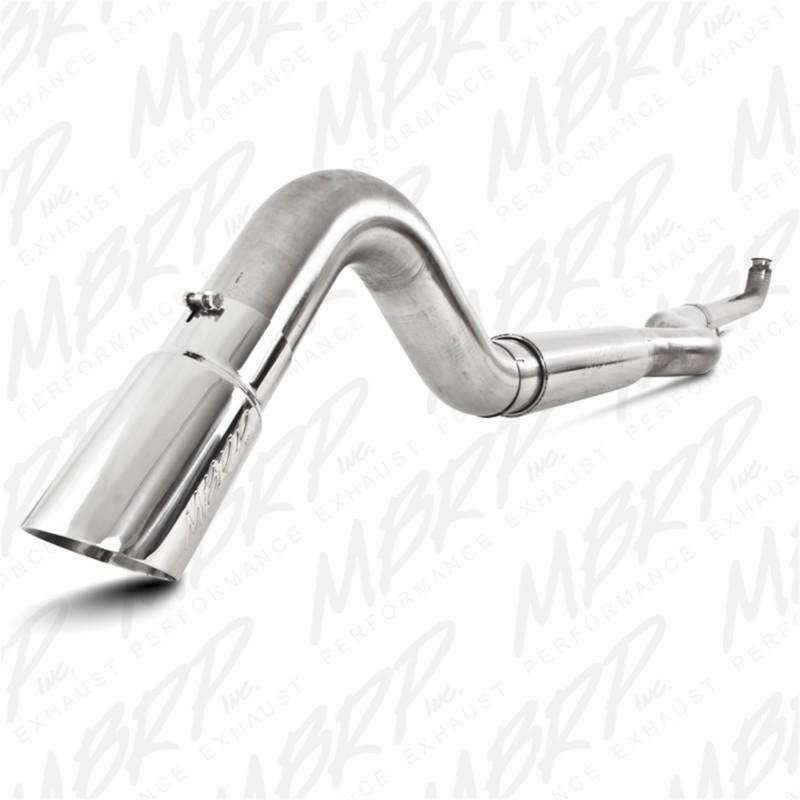 Mbrp exhaust s6020td td series; down pipe back single exit exhaust system