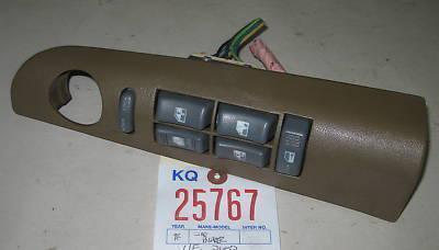 Chevrolet 96 s10 blazer master window switch 1996