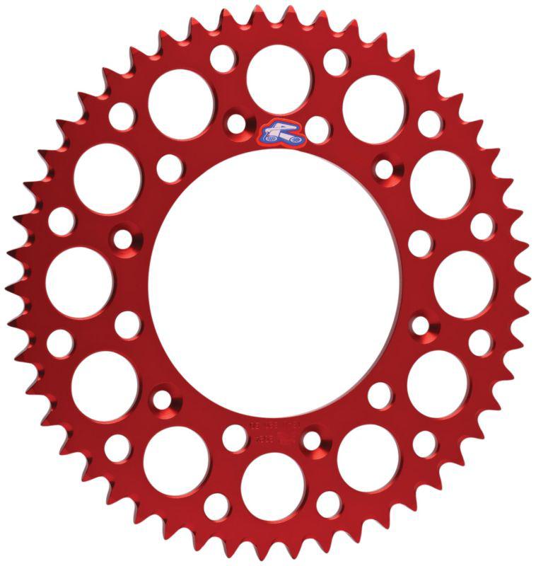 Renthal ultralight rear sprocket - red - 51t  154u-520-51grrd