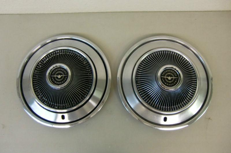 1972 1973 1974 1975 1976 ford thunderbird deluxe turbine hubcaps wheel covers