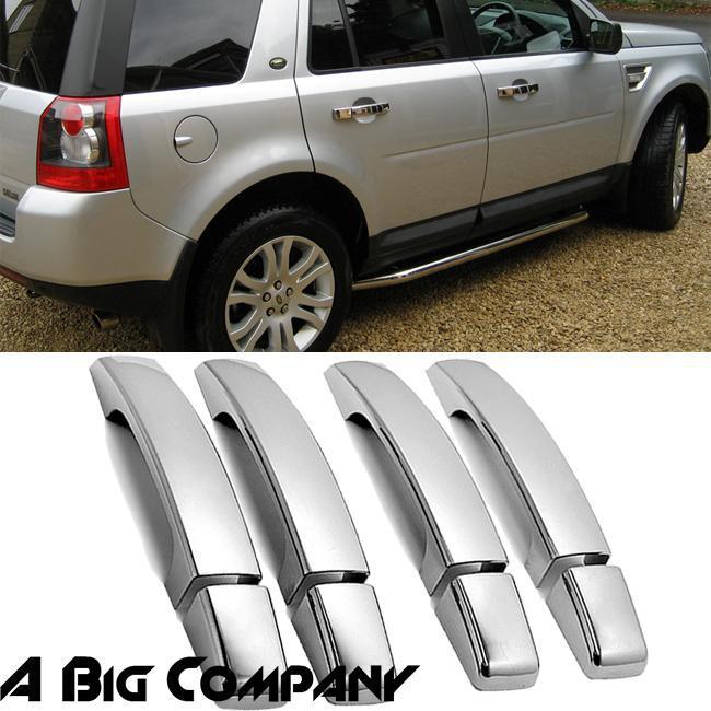 Chrome polished door handle cover overlay fit 2006-2009 land range rover sport