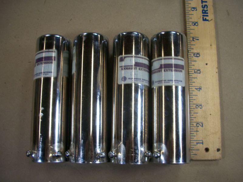 Ford model a flathead v8 exhaust tips nors new f4