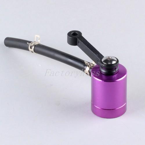 New universal motorcycle master cylinder front brake fluid oil reservoir purple