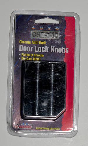 New cobbs chrome anti lock door knobs die cast heavy