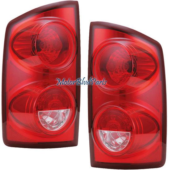 07-09 dodge r1500 r2500 r3500 tail lamps tail lights 2p