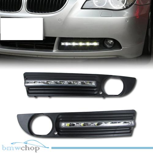 Bmw e60 5 led foglight daytime lights rinning drl fog 04 07 ●