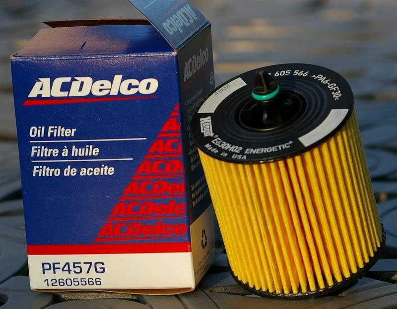 Acdelco pf457g engine oil filter