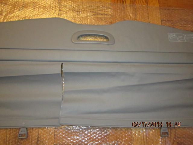 2008-2012 toyota highlander cargo cover grey