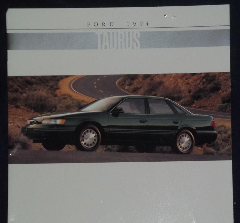 Vintage early 1994 ford taurus brochure mint condition jam-packed taurus stuff