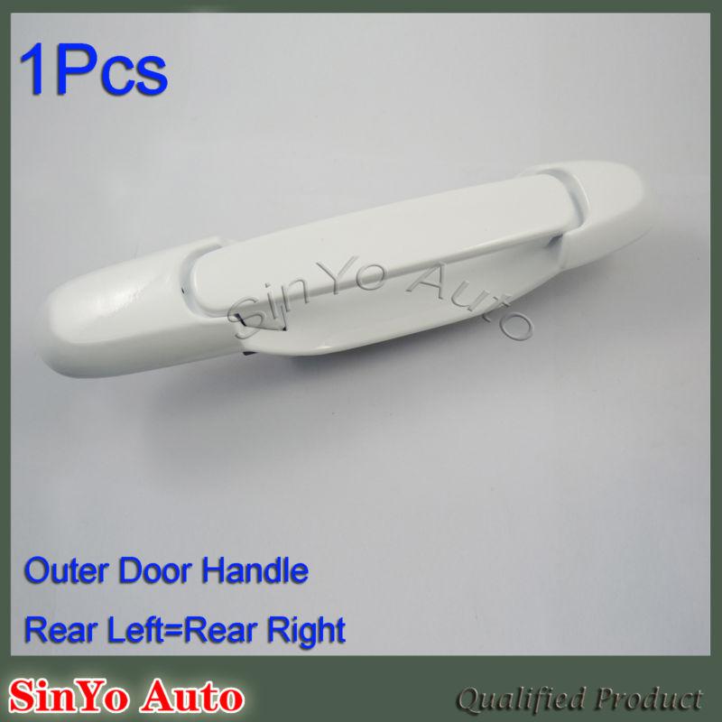 New outside door handle rear left right rl or rr white for toyota sienna  