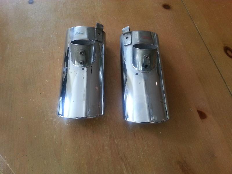 Mercedes w220 s500 ~ chrome exhaust tip ~ set  rigth /left top quality german