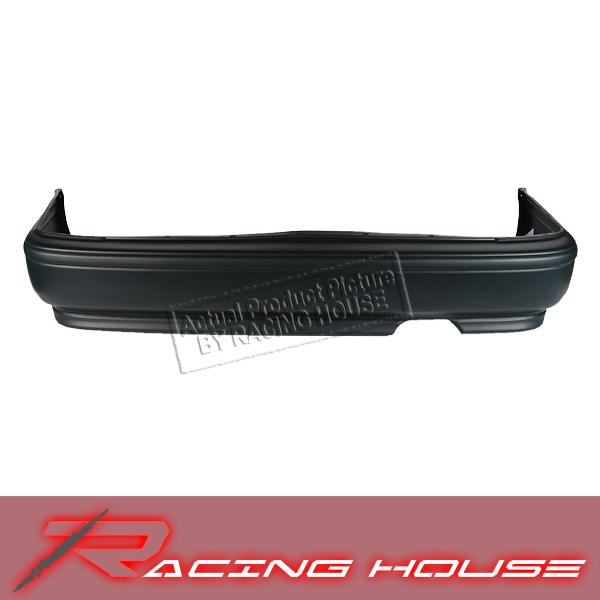 1992-1993 honda accord 2dr coupe/4dr sedan primed black rear bumper cover